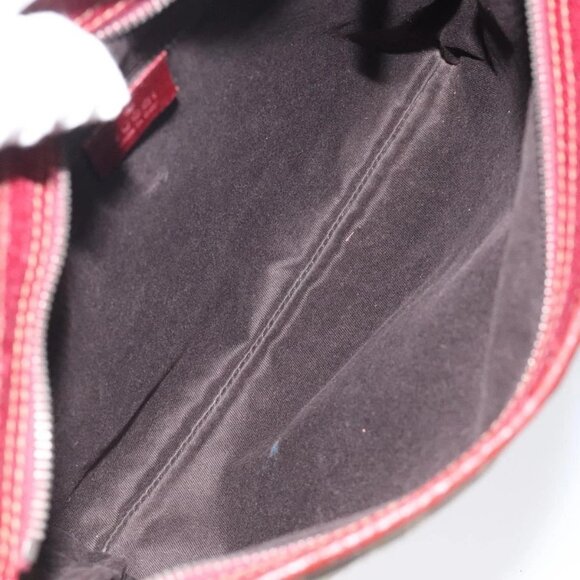 GUCCI GG Canvas Shoulder Bag Beige Silver 113013 Auth bs24171 - Picture 10 of 16